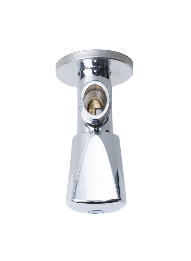 PARRYWARE TRIGON Series wall mounted WC AREA ANGLE COCK/VALVE (Chrome) | Center Lever, Brass Body, With Wall Flange | Angle Valve for Bathroom, Toilet, Home | T9828A1 - Image 3